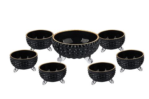 KOKOSH HOME AMAYA KOMPOSTO SET, BLACK