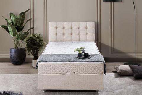 VENEDİK BAZA BAŞLIK LETTO YATAK SETİ, KREM, 100X200