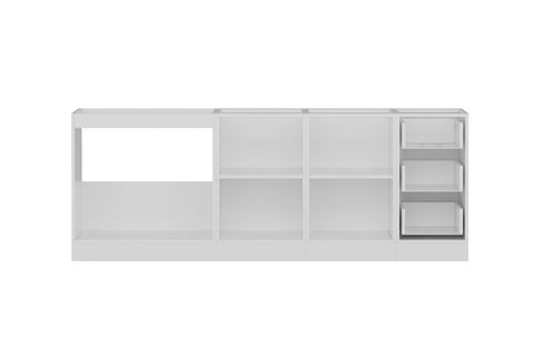 MİNAR 220 CM MUTFAK DOLABI BEYAZ DORE 220-D2-ALT MODÜL