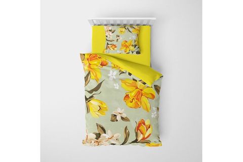 MONOHOME LİLYUM 3D DİJİTAL BASKILI TEK KİŞİLİK NEVRESİM TAKIMI, 160X220 CM