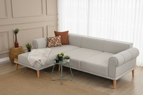 STEP KÖŞE KOLTUK, KREM, SOL KÖŞE