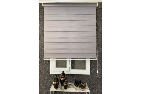 ZEBRA STOR PERDE, DÜZ, GRİ, DSG510, 170X200