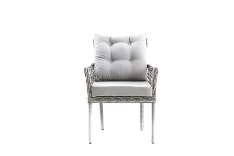 PİRUS RATTAN BAHÇE İKİLİ OTURMA GRUBU,GRİ