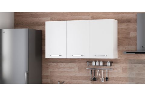 MİNAR 135 CM MUTFAK DOLABI BEYAZ 135-B1-ÜST MODÜL