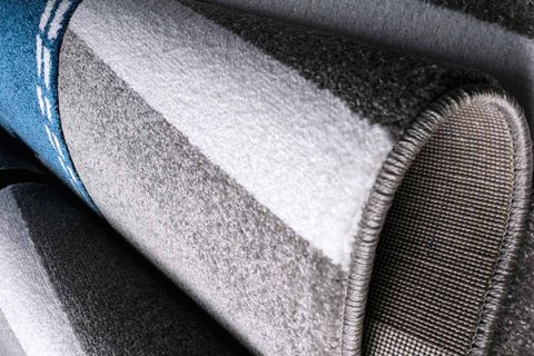 POTAMİA MARTİNS KÖPEK DESENLİ ÇOCUK HALISI, GRİ KREM, 160X220