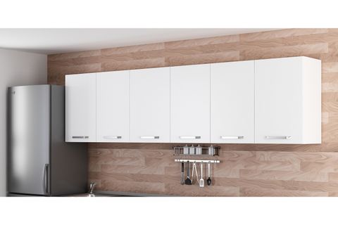 MİNAR 275 CM MUTFAK DOLABI BEYAZ 275-B1-ÜST MODÜL