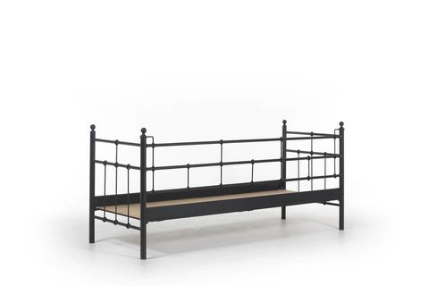 LALAS METAL SOFA SEDİR SİYAH 70X200CM