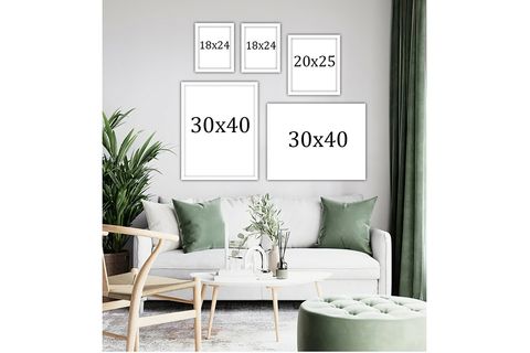 DEKORATİF MODERN KONSEPT ÇOKLU ÇERÇEVELİ TABLO SET