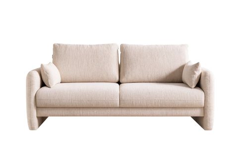 WİLLOW ÜÇLÜ KOLTUK, İKİ MİNDERLİ, KIRIK BEYAZ