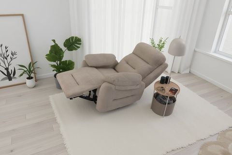 LONDON FONKSİYONEL SALLANIR TV KOLTUĞU, KREM