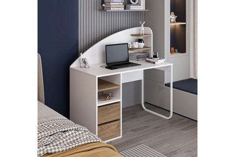 MİREL ÇALIŞMA MASASI, BEYAZ RAHLE