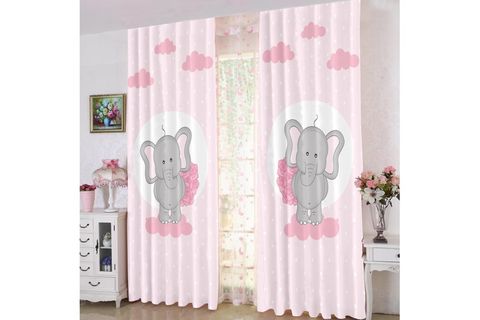 FİLLİ ÇOCUK ODASI FON PERDE EF2002 140X260