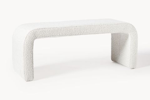 PENOLEPE U BENCH PUF, TEDDY BEYAZ