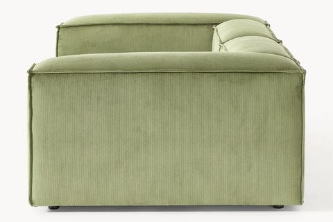 LENA İKİLİ FİTİLLİ KADİFE KOLTUK, YEŞİL