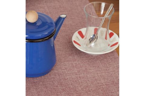 MASSARELLİ DÜZ KETEN RUNNER, LİLA