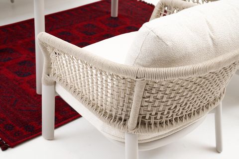 BROOK ALÜMİNYUM İP ÖRGÜ BAHÇE OTURMA GRUBU