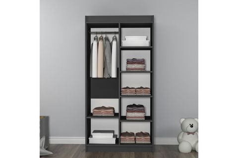 ARNETTİ AKSER GENÇ ODASI TAKIMI, ATLANTİK ÇAM ANTRASİT, 6 KAPAKLI