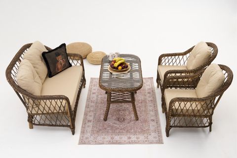 LORES İKİLİ BAHÇE TAKIMI, RATTAN
