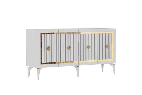 NOVA KONSOL, BEYAZ ALTIN, 150 CM