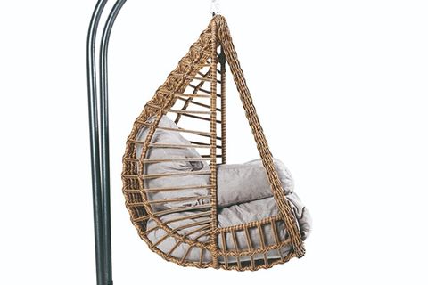 GOLD GARDEN İKİLİ RATTAN BAHÇE SALINCAĞI KAHVERENGİ