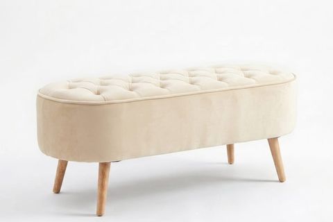ELEGANT GÜRGEN AYAK BENCH, KREM