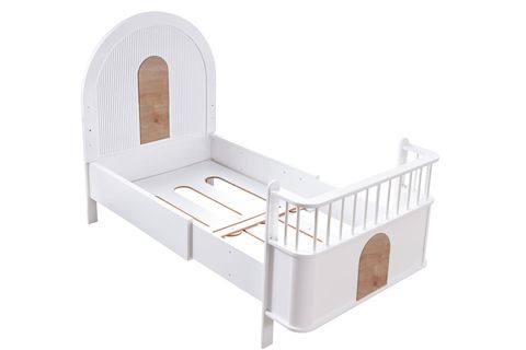 VENÜS BÜYÜYEN BEŞİK 90X130 VENÜS KARYOLA 90X190, BEYAZ CEVİZ
