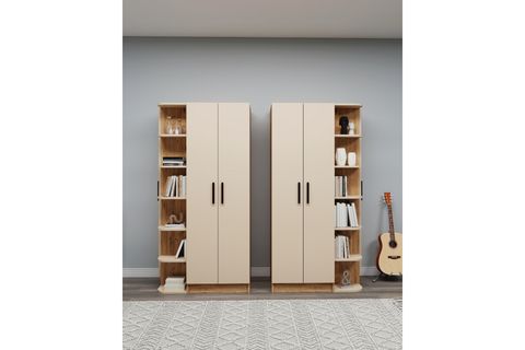 LİNDA LUSES GARDIROP, ATLANTİK ÇAM, 6 KAPAKLI