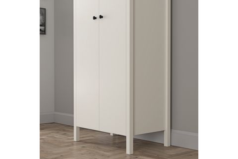 VENEZİA MİNİFİKS GARDIROP, WOOD BEYAZ, 2 KAPAKLI