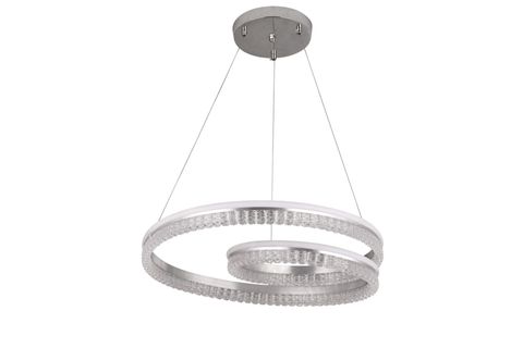 TOMRİS LED AVİZE, KROM, 50 CM