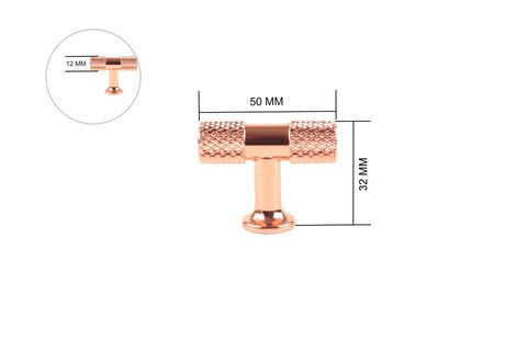 ZİRVE FULYA TEKLİ ALÜMİNYUM KULP, ROSE