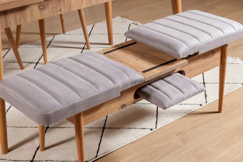 SEMBOL AÇILIR BENCH, ATLANTİK SOHO GRİ