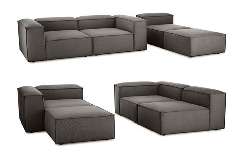 RELAX SOFT STANDART 4 MODÜL KÖŞE KOLTUK, ANTRASİT KAHVE