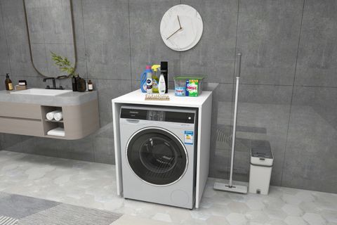 ARİN SOLO ÇAMAŞIR MAKİNESİ DOLABI, MAT BEYAZ, 89X65 CM