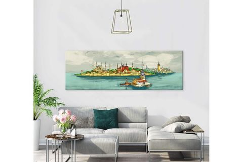 DEC-SPEC KABARTMALI TABLO KIZ KULESİ 50X150