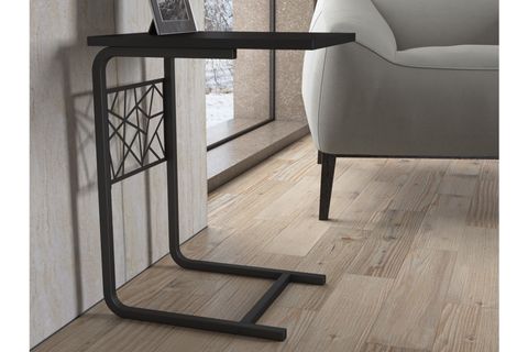 SAFİR PREMIUM C SEHPA, GEOMETRİK DESENLİ, SİYAH