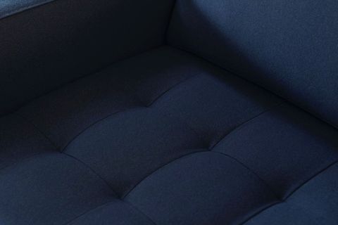 NORMOD LACİVERT ÜÇLÜ MODÜLER KÖŞE KOLTUK AHŞAP CEVİZ AYAK