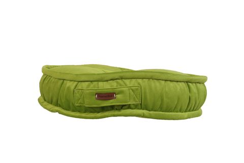 ASİA KADİFE DEKORATİF YUVARLAK MİNDER FISTIK YEŞİLİ