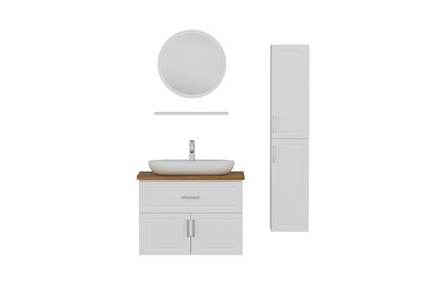 SANYA BANYO DOLABI AS2K1Ç74, BEYAZ, 100CM