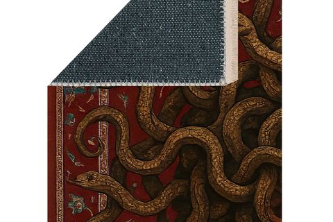 MEDUSA VİNTAGE DOKUMA TABAN HALI, 359 YNG, 100X150 CM