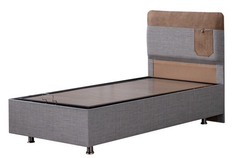 HAPPY BAZA BAŞLIK VE ORTHOSOFT YATAK SETİ, KAHVERENGİ, 100X200