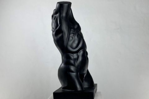 TORS BLACK POP ART DEKORATİF ROMA YUNAN HEYKELLERİ
