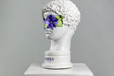 HERMES BLOOM POP ART DEKORATİF ROMA YUNAN HEYKELLERİ