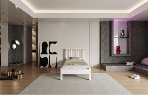GÜNEY GENÇ ODASI KARYOLASI, SOFT BEYAZ, 120X200