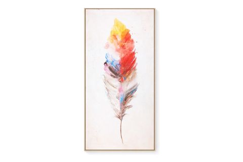 BOHO TÜY MOTİFLİ KANVAS TABLO, DESEN 2