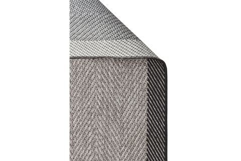 ARVEN 02 SİYAH GRİ SİSAL MODERN HALI, 100X300