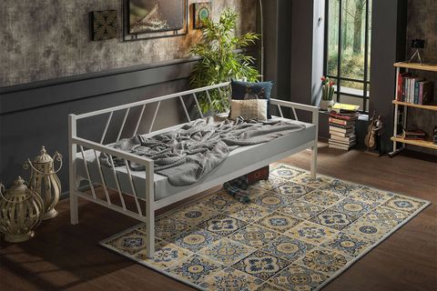 GLORY DAYBED METAL KARYOLA, BEYAZ, 90X200