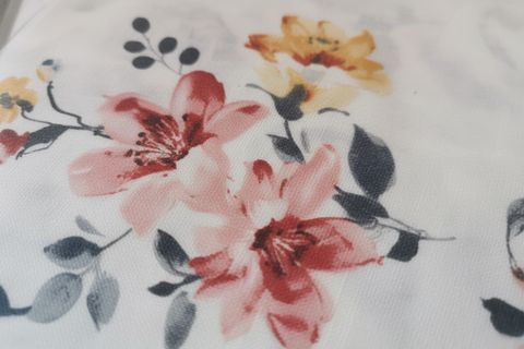 MAKİ HOME ÇİFT KİŞİLİK LASTİKLİ ÇARŞAF VE YASTIK KILIFI SETİ, ÇİÇEK DESENLİ, 160X200, 50X70