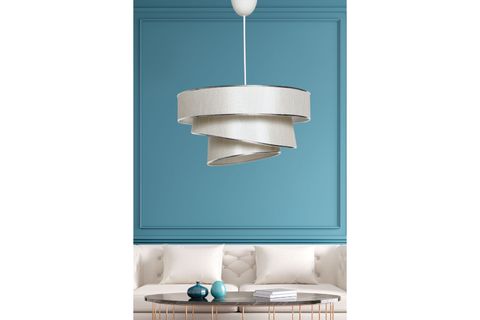 HMYDESİGN COUPER SARKIT AVİZE BEJ GÜMÜŞ