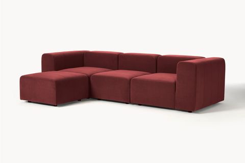 PİETRO MODÜLER KÖŞE KOLTUK, BORDO