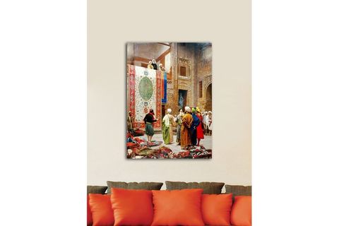 TABLOSAN HALI SATICISI DOKU VARAK KABARTMALI KANVAS TABLO RY011 100X140